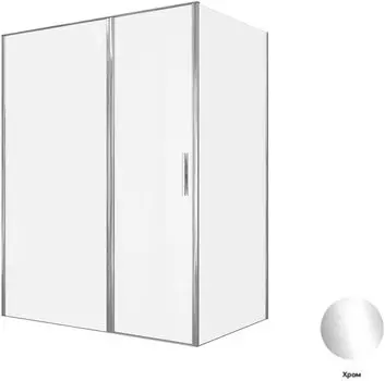 Душевой уголок Allen Brau Priority 160x100 3.31037.00 + 3.31046.00 стекло прозрачное, профиль хром, без поддона