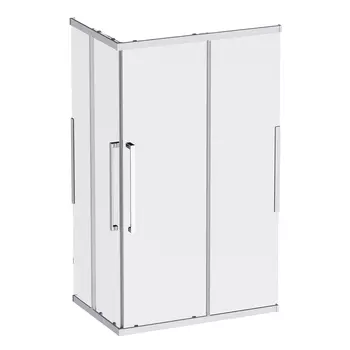 Душевой уголок Am.Pm Func Square Slide 120х80 W84G-403-12080-MТ без поддона, профиль хром, стекло прозрачное