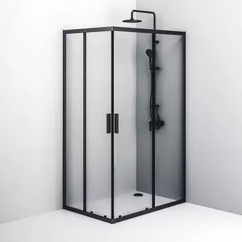 Душевой уголок Am.Pm Gem S 120х80 см W93G-404-120280-BT профиль черный