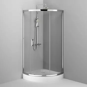 Душевой уголок Am.Pm Like 90x90 W83G-315-090CT стекло прозрачное, профиль глянцевый хром , без поддона
