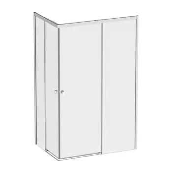 Душевой уголок Am.Pm X-Joy Square Slide 120х80 W94G-403-12080-MТ без поддона, профиль хром, стекло прозрачное