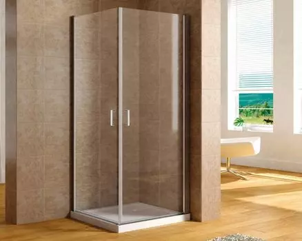Душевой уголок Aquanet Cinetic 80х90 254235 стекло прозрачное, профиль хром