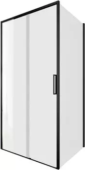 Душевой уголок Aquanet Pleasure Evo 100x90 AE65-100x90-BT стекло прозрачное, профиль черный