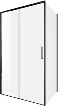 Душевой уголок Aquanet Pleasure Evo 110x90 AE65-110x90-BT стекло прозрачное, профиль черный
