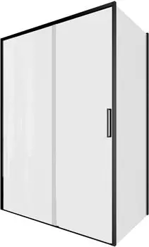 Душевой уголок Aquanet Pleasure Evo 140x90 AE65-140x90-BT стекло прозрачное, профиль черный