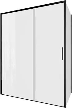 Душевой уголок Aquanet Pleasure Evo 150x90 AE65-150x90-BT стекло прозрачное, профиль черный