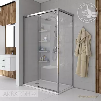 Душевой уголок Aquaton Ritsa L 80х120х200 прямоугольная
