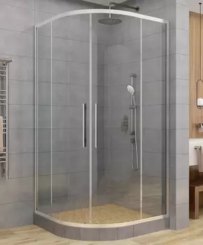 Душевой уголок AvaCan HC80 80x80 стекло прозрачное, профиль хром