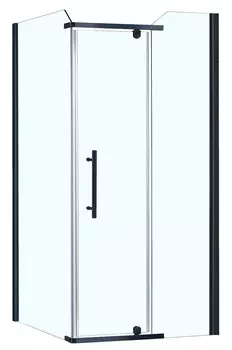 Душевой уголок Azario Edmonton 90x90 AZ-NNC1231 900 BLACK без поддона, стекло прозрачное, профиль черный