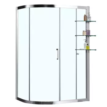 Душевой уголок Azario Victoria 90x120 AZ-NNQ2131-1-L 900 без поддона, стекло прозрачное, профиль серебро