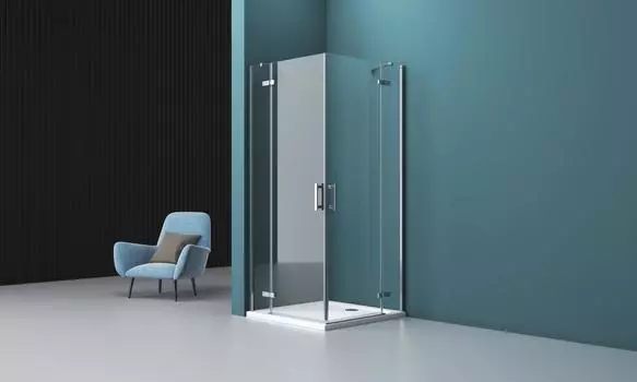 Душевой уголок BelBagno Kraft 90x120 KRAFT-AH-22-120/90-C-Cr-R стекло прозрачное, профиль хром, без поддона