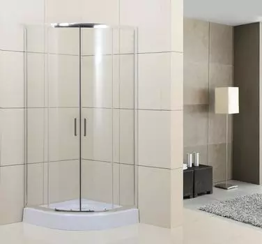 Душевой уголок BelBagno Uno 85x85 UNO-195-R-2-85-C-Cr стекло прозрачное, профиль хром, без поддона