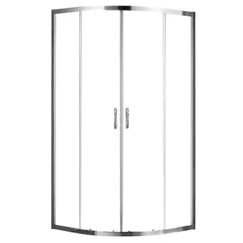 Душевой уголок без поддона 90x90 Azario Milton AZ-ND2142 900, профиль серебро, прозрачное стекло