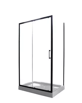 Душевой уголок Ceruttispa Gloria120B черный