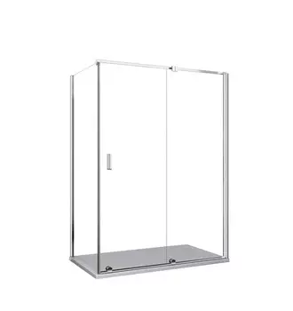 Душевой уголок Ceruttispa 90x120 Premiata120-8 стекло прозрачное, профиль хром