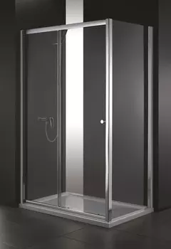Душевой уголок Cezares Anima 120х90 Anima-AH-1-120/90-P-Cr без поддона, стекло рифленое, профиль хром