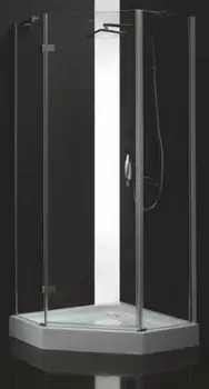Душевой уголок Cezares Bergamo 100х100 BERGAMO-P-1-100-C-Cr-R-IV без поддона, стекло прозрачное, профиль хром