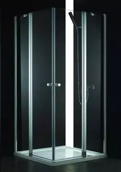 Душевой уголок Cezares Elena 120х90 Elena-AH-2-120/90-C-Cr-R без поддона, стекло прозрачное, профиль хром