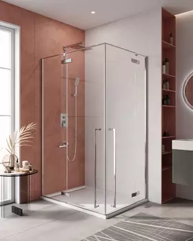 Душевой уголок Cezares Liner 120x90 LINER-AH-2-120/90-C-Cr-L стекло прозрачное, профиль хром