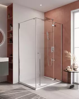 Душевой уголок Cezares Liner 120x90 LINER-AH-1-120/90-C-Cr-R стекло прозрачное, профиль хром