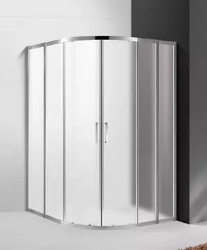 Душевой уголок Cezares Molveno 110х110 MOLVENO-R-22-90+20-P-Cr стекло рифленое, профиль хром