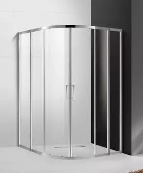 Душевой уголок Cezares Molveno 130х130 MOLVENO-R-22-100+30-C-Cr-IV стекло прозрачное, профиль хром