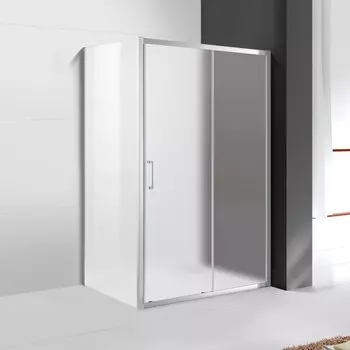 Душевой уголок Cezares Molveno 130x90 MOLVENO-AH-11-130/90-P-Cr стекло рифленое, профиль хром
