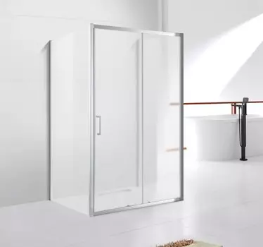 Душевой уголок Cezares Molveno 130x90 MOLVENO-AH-12-130/90-P-Cr стекло рифленое, профиль хром
