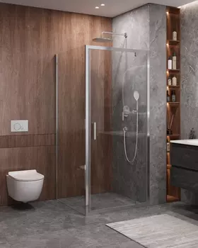 Душевой уголок Cezares Molveno 80х80 MOLVENO-A-1-80-C-Cr-IV стекло прозрачное, профиль хром