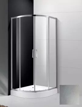 Душевой уголок Cezares Molveno 80х80 MOLVENO-R-2-80-P-Cr стекло рифленое, профиль хром