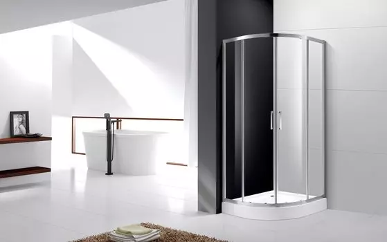 Душевой уголок Cezares Molveno 80х80 MOLVENO-R-2-80-C-Cr-IV стекло прозрачное, профиль хром