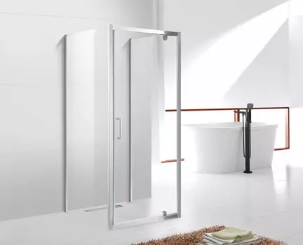 Душевой уголок Cezares Molveno 80x80 MOLVENO-BA2-80/80-C-Cr-IV стекло прозрачное, профиль хром