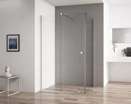 Душевой уголок Cezares Stream 110х90 STREAM-AH-1-110/90-C-Cr без поддона, стекло прозрачное, профиль хром