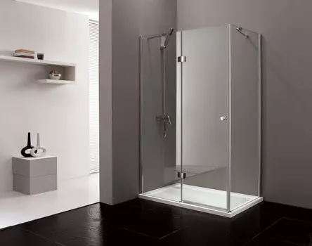 Душевой уголок Cezares Verona 120х90 Verona-AH-1-120/90-P-Cr-R без поддона, стекло матовое, профиль хром