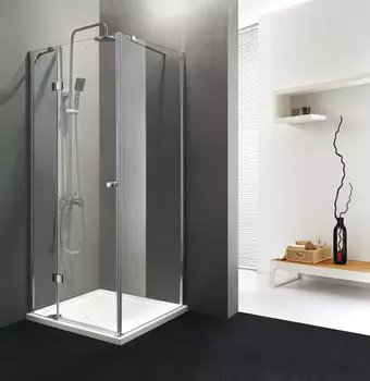 Душевой уголок Cezares Verona 100х100 Verona-A-1-100-C-Cr-L без поддона, стекло прозрачное, профиль хром