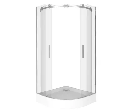 Душевой уголок Good Door Galaxy R-TD-100-C-B 100х100