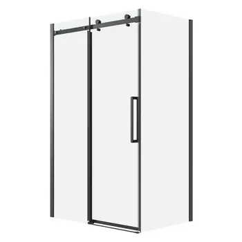 Душевой уголок Grossman Classic 100x80 120.K33.04.1080.21.00 без поддона, стекло прозрачное, профиль черный матовый