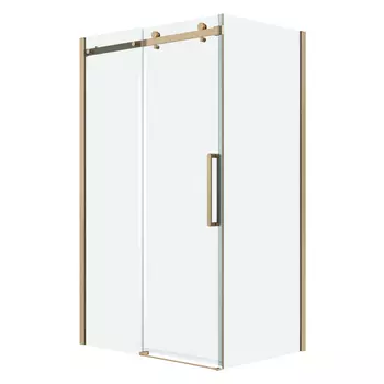 Душевой уголок Grossman Classic 100x80 120.K33.04.1080.32.00 без поддона, стекло прозрачное, профиль золото сатин