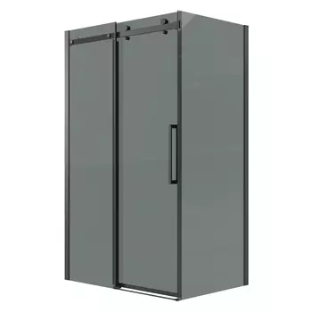 Душевой уголок Grossman Classic 100x90 120.K33.04.1090.21.10 без поддона, стекло тонированное, профиль черный матовый