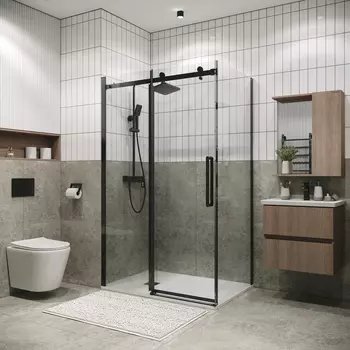 Душевой уголок Grossman Classic 120x80 120.K33.04.1280.42.00 без поддона, стекло прозрачное, профиль графит