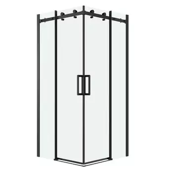 Душевой уголок Grossman Classic 90x90 300.K33.04.9090.21.00 без поддона, стекло прозрачное, профиль черный матовый