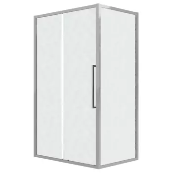 Душевой уголок Grossman Cosmo 110x90 120.K33.02.1190.10.02 без поддона, стекло шиншилла, профиль хром