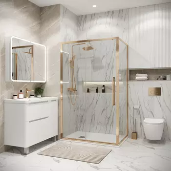 Душевой уголок Grossman Cosmo 120x90 120.K33.02.1290.32.00 без поддона, стекло прозрачное, профиль графит