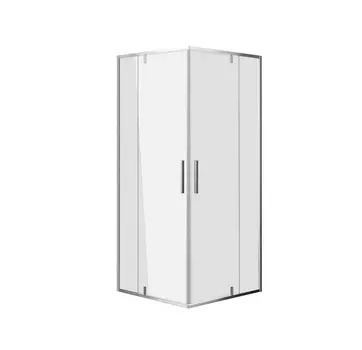 Душевой уголок Grossman Forta 100х100 GR-1010Fo без поддона, стекло прозрачное, профиль хром