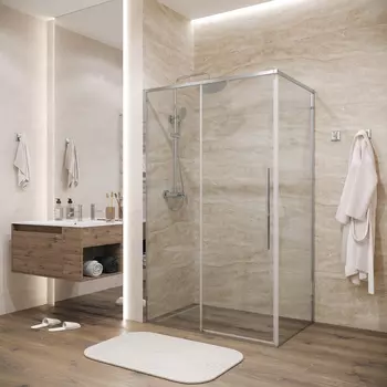 Душевой уголок Grossman Galaxy 100х100 120.K33.01.1010.10.00 стекло прозрачное, профиль хром