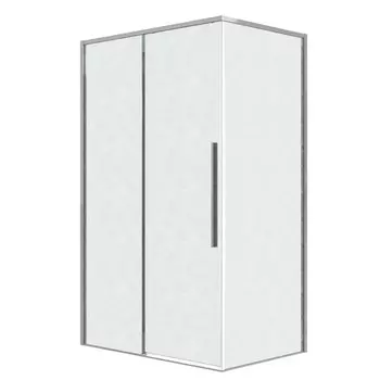 Душевой уголок Grossman Galaxy 100x70 120.K33.01.1070.10.02 без поддона, стекло шиншилла, профиль хром