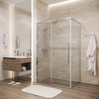 Душевой уголок Grossman Galaxy 110x80 120.K33.01.1180.10.00 без поддона, стекло прозрачное, профиль хром