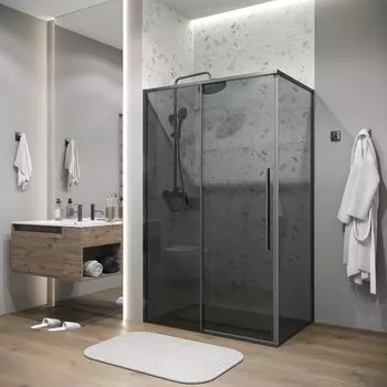 Душевой уголок Grossman Galaxy 130x70 120.K33.01.1370.42.10 без поддона, стекло тонированное, профиль графит