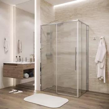 Душевой уголок Grossman Galaxy 130x70 120.K33.01.1370.10.02 без поддона, стекло шиншилла, профиль хром