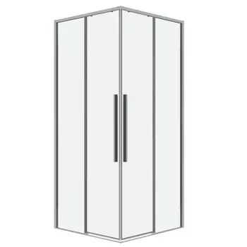 Душевой уголок Grossman Galaxy 90x70 300.K33.01.9070.10.00 без поддона, стекло прозрачное, профиль хром